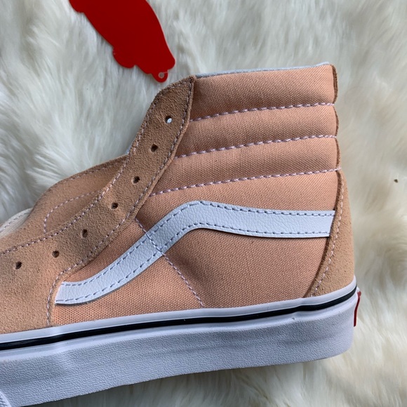Vans Sk8-Hi Apricot Peach Sneakers - Picture 5 of 8